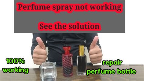 perfume sprayer not working|my perfume nozzle stopped working.